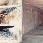Duct cleaning before and after