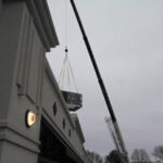 Commercial RTU lift in Champaign